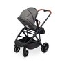 Carucior sport, Caretero, Ratio, Pliabil, De la nastere, Pana la 22 kg, Capotina extensibila, Spatar si suport picioare reglabile, Cos depozitare, Cadru din aluminiu, Cu accesorii, 0-48 luni, Gri - 2