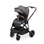Carucior sport, Caretero, Ratio, Pliabil, De la nastere, Pana la 22 kg, Capotina extensibila, Spatar si suport picioare reglabile, Cos depozitare, Cadru din aluminiu, Cu accesorii, 0-48 luni, Gri - 5