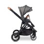 Carucior sport, Caretero, Ratio, Pliabil, De la nastere, Pana la 22 kg, Capotina extensibila, Spatar si suport picioare reglabile, Cos depozitare, Cadru din aluminiu, Cu accesorii, 0-48 luni, Gri - 6