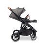 Carucior sport, Caretero, Ratio, Pliabil, De la nastere, Pana la 22 kg, Capotina extensibila, Spatar si suport picioare reglabile, Cos depozitare, Cadru din aluminiu, Cu accesorii, 0-48 luni, Gri - 15