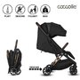 Carucior sport, Coccolle, Beyla Gold, Pana la 22 kg, Copertina extensibila, Cadru din aluminiu, Roti spuma, Cu pliere automata, 0-4 ani, Negru - 8