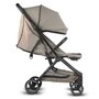 Carucior sport, Coccolle, Sierra, Pana la 22 kg, Copertina extensibila, Cadru din aluminiu, Roti spuma, Cu pliere automata, 0-4 ani, Maro - 3