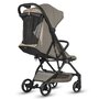 Carucior sport, Coccolle, Sierra, Pana la 22 kg, Copertina extensibila, Cadru din aluminiu, Roti spuma, Cu pliere automata, 0-4 ani, Maro - 4