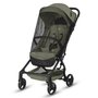 Carucior sport, Coccolle, Sierra, Pana la 22 kg, Copertina extensibila, Cadru din aluminiu, Roti spuma, Cu pliere automata, 0-4 ani, Maro - 6