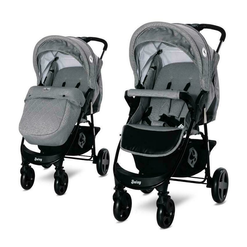 Lorelli - carucior sport daisy basic , cu husa de picioare, gri