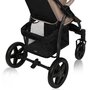 Carucior sport, Lionelo, Annet Plus, De la nastere, Cu accesorii si capotina XXL reglabila, 0 - 22 Kg, Conform cu standardele europene de securitate EN1888-1 si EN1888-2, Bej - 19