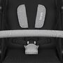 Carucior sport, Lionelo, Azura, Cu 3 roti, Cu baldachin XXL impermeabil, Pliere compacta, Pana la 22 kg, 6-48 luni, Conform cu standardele europene de securitate EN1888-1 si EN1888-2, Gri - 13