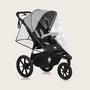 Carucior sport, Lionelo, Azura, Cu 3 roti, Cu baldachin XXL impermeabil, Pliere compacta, Pana la 22 kg, 6-48 luni, Conform cu standardele europene de securitate EN1888-1 si EN1888-2, Gri - 40