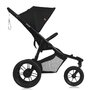 Carucior sport, Lionelo, Azura, Cu 3 roti, Cu baldachin XXL impermeabil, Pliere compacta, Pana la 22 kg, 6-48 luni, Conform cu standardele europene de securitate EN1888-1 si EN1888-2, Negru - 7