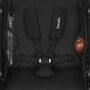 Carucior sport, Lionelo, Azura, Cu 3 roti, Cu baldachin XXL impermeabil, Pliere compacta, Pana la 22 kg, 6-48 luni, Conform cu standardele europene de securitate EN1888-1 si EN1888-2, Negru - 14