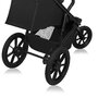 Carucior sport, Lionelo, Azura, Cu 3 roti, Cu baldachin XXL impermeabil, Pliere compacta, Pana la 22 kg, 6-48 luni, Conform cu standardele europene de securitate EN1888-1 si EN1888-2, Negru - 20