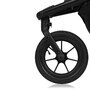 Carucior sport, Lionelo, Azura, Cu 3 roti, Cu baldachin XXL impermeabil, Pliere compacta, Pana la 22 kg, 6-48 luni, Conform cu standardele europene de securitate EN1888-1 si EN1888-2, Negru - 22