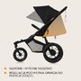 Carucior sport, Lionelo, Azura, Cu 3 roti, Cu baldachin XXL impermeabil, Pliere compacta, Pana la 22 kg, 6-48 luni, Conform cu standardele europene de securitate EN1888-1 si EN1888-2, Negru - 34