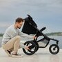 Carucior sport, Lionelo, Azura, Cu 3 roti, Cu baldachin XXL impermeabil, Pliere compacta, Pana la 22 kg, 6-48 luni, Conform cu standardele europene de securitate EN1888-1 si EN1888-2, Negru - 45