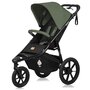 Carucior sport, Lionelo, Azura, Cu 3 roti, Cu baldachin XXL impermeabil, Pliere compacta, Pana la 22 kg, 6-48 luni, Conform cu standardele europene de securitate EN1888-1 si EN1888-2, Verde - 3