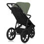 Carucior sport, Lionelo, Azura, Cu 3 roti, Cu baldachin XXL impermeabil, Pliere compacta, Pana la 22 kg, 6-48 luni, Conform cu standardele europene de securitate EN1888-1 si EN1888-2, Verde - 10