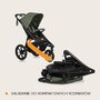 Carucior sport, Lionelo, Azura, Cu 3 roti, Cu baldachin XXL impermeabil, Pliere compacta, Pana la 22 kg, 6-48 luni, Conform cu standardele europene de securitate EN1888-1 si EN1888-2, Verde - 33