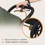 Carucior sport, Lionelo, Azura, Cu 3 roti, Cu baldachin XXL impermeabil, Pliere compacta, Pana la 22 kg, 6-48 luni, Conform cu standardele europene de securitate EN1888-1 si EN1888-2, Verde - 36