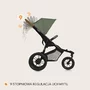 Carucior sport, Lionelo, Azura, Cu 3 roti, Cu baldachin XXL impermeabil, Pliere compacta, Pana la 22 kg, 6-48 luni, Conform cu standardele europene de securitate EN1888-1 si EN1888-2, Verde - 39