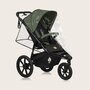 Carucior sport, Lionelo, Azura, Cu 3 roti, Cu baldachin XXL impermeabil, Pliere compacta, Pana la 22 kg, 6-48 luni, Conform cu standardele europene de securitate EN1888-1 si EN1888-2, Verde - 41