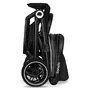 Carucior sport, Lionelo, Cloe, Cu accesorii, Cadru din aluminiu, Pana la 22 kg, Usor, Pliere compacta pentru avion, cu o singura mana, Ideal pentru toate tipurile de suprafete, 6 luni+, Gri - 17