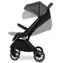 Carucior sport, Lionelo, Cloe, Cu accesorii, Cadru din aluminiu, Pana la 22 kg, Usor, Pliere compacta pentru avion, cu o singura mana, Ideal pentru toate tipurile de suprafete, 6 luni+, Gri - 7