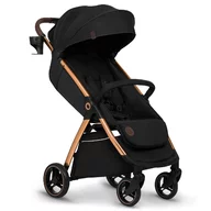 Carucior sport, Lionelo, Ingrid, Capotina impermeabila cu filtru UPF50+, Pana la 22 Kg, Spatar reglabil in 3 pozitii, Include suport pahar si plasa de tantari, Sistem pentru pliere automata, 6 luni+, Negru