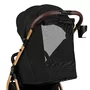 Carucior sport, Lionelo, Ingrid, Capotina impermeabila cu filtru UPF50+, Pana la 22 Kg, Spatar reglabil in 3 pozitii, Include suport pahar si plasa de tantari, Sistem pentru pliere automata, 6 luni+, Negru - 13