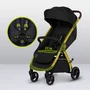 Carucior sport, Lionelo, Ingrid, Capotina impermeabila cu filtru UPF50+, Pana la 22 Kg, Spatar reglabil in 3 pozitii, Include suport pahar si plasa de tantari, Sistem pentru pliere automata, 6 luni+, Negru - 27