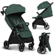 Carucior sport, Lionelo, Ingrid, Capotina impermeabila cu filtru UPF50+, Pana la 22 Kg, Spatar reglabil in 3 pozitii, Include suport pahar si plasa de tantari, Sistem pentru pliere automata, 6 luni+, Verde