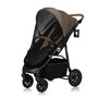 Carucior sport, Lionelo, Natt, De la nastere, Cu accesorii si capotina XXL reglabila, 0 - 22 kg, Conform cu standardele europene de securitate EN1888-1, EN1888-2, Bej - 5