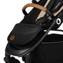 Carucior sport, Lionelo, Natt, De la nastere, Cu accesorii si capotina XXL reglabila, 0 - 22 kg, Conform cu standardele europene de securitate EN1888-1, EN1888-2, Bej - 6
