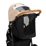 Carucior sport, Lionelo, Natt, De la nastere, Cu accesorii si capotina XXL reglabila, 0 - 22 kg, Conform cu standardele europene de securitate EN1888-1, EN1888-2, Bej - 15