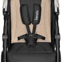Carucior sport, Lionelo, Natt, De la nastere, Cu accesorii si capotina XXL reglabila, 0 - 22 kg, Conform cu standardele europene de securitate EN1888-1, EN1888-2, Bej - 16