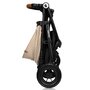 Carucior sport, Lionelo, Natt, De la nastere, Cu accesorii si capotina XXL reglabila, 0 - 22 kg, Conform cu standardele europene de securitate EN1888-1, EN1888-2, Bej - 17