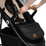 Carucior sport, Lionelo, Natt, De la nastere, Cu accesorii si capotina XXL reglabila, 0 - 22 kg, Conform cu standardele europene de securitate EN1888-1, EN1888-2, Bej - 18