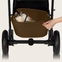Carucior sport, Lionelo, Natt, De la nastere, Cu accesorii si capotina XXL reglabila, 0 - 22 kg, Conform cu standardele europene de securitate EN1888-1, EN1888-2, Bej - 26
