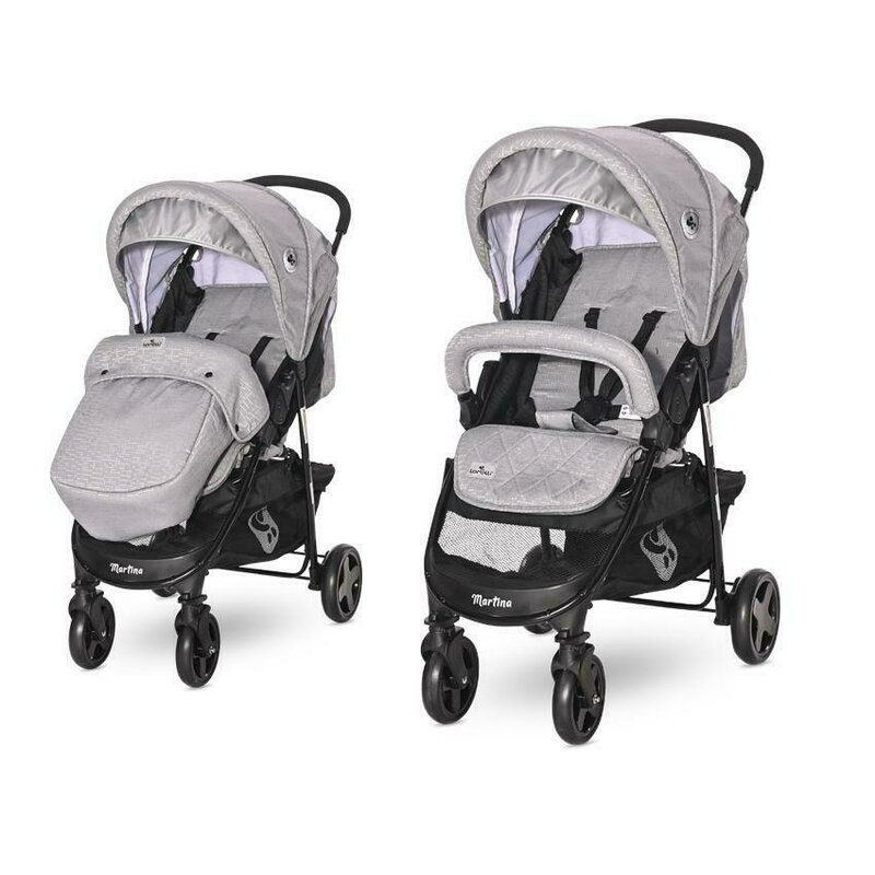 Lorelli - carucior sport martina, cu husa de picioare, gri