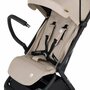 Carucior sport, Petite&Mars, Flip, Pliere compacta cu o mana, Spatar reglabil pana la pozitie de somn, Suport picioare reglabil, Copertina extensibila cu protectie UPF50+, Pana la 22 kg, 0 luni+, Bej - 10