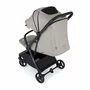 Carucior sport, Petite&Mars, Flip, Pliere compacta cu o mana, Spatar reglabil pana la pozitie de somn, Suport picioare reglabil, Copertina extensibila cu protectie UPF50+, Pana la 22 kg, 0 luni+, Gri - 8