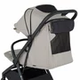 Carucior sport, Petite&Mars, Flip, Pliere compacta cu o mana, Spatar reglabil pana la pozitie de somn, Suport picioare reglabil, Copertina extensibila cu protectie UPF50+, Pana la 22 kg, 0 luni+, Gri - 13