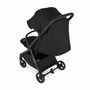 Carucior sport, Petite&Mars, Flip, Pliere compacta cu o mana, Spatar reglabil pana la pozitie de somn, Suport picioare reglabil, Copertina extensibila cu protectie UPF50+, Pana la 22 kg, 0 luni+, Negru - 8