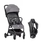 Carucior sport, Petite&Mars, Pax Ultimate, Compact - 7 kg, Spatar ajustabil, Suport picioare reglabil, Pliere tip carte, 6-36 luni, Pana la 22 kg, Gri - 1