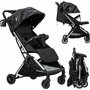 Carucior sport pliabil automat, Unique, Spatar reglabil, Suport pentru sticla, 6.6 Kg, Conform cu standardul european de securitate EN 1888-2:2018, FreeON, Silver, Resigilat - 4