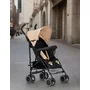 Carucior sport, FreeON, Simple, Spatar si suport picioare reglabile, Capotina cu fereastra, Conform cu standardele de siguranta EN 1888-1:2018 si A1:2022, Black/Yellow - 6