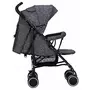 Carucior sport, FreeON, Simple, Spatar si suport picioare reglabile, Capotina cu fereastra, Conform cu standardele de siguranta EN 1888-1:2018 si A1:2022, Grey - 5