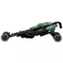 Carucior sport, FreeON, Simple, Spatar si suport picioare reglabile, Capotina cu fereastra, EN 1888-1:2018 si A1:A1:2022, Black/Green - 13