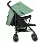 Carucior sport, FreeON, Simple, Spatar si suport picioare reglabile, Capotina cu fereastra, EN 1888-1:2018 si A1:A1:2022, Black/Green - 9