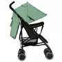 Carucior sport, FreeON, Simple, Spatar si suport picioare reglabile, Capotina cu fereastra, EN 1888-1:2018 si A1:A1:2022, Black/Green - 10