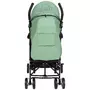Carucior sport, FreeON, Simple, Spatar si suport picioare reglabile, Capotina cu fereastra, EN 1888-1:2018 si A1:A1:2022, Black/Green - 12